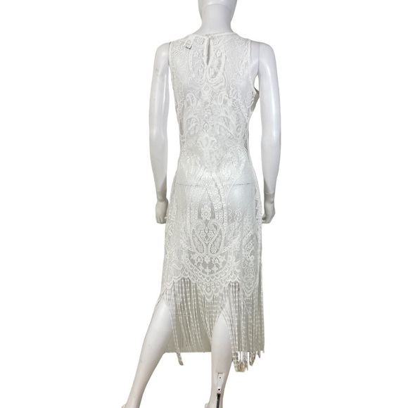 Women’s Crochet White Fringe Sher Dress
New - Picture 4 of 5